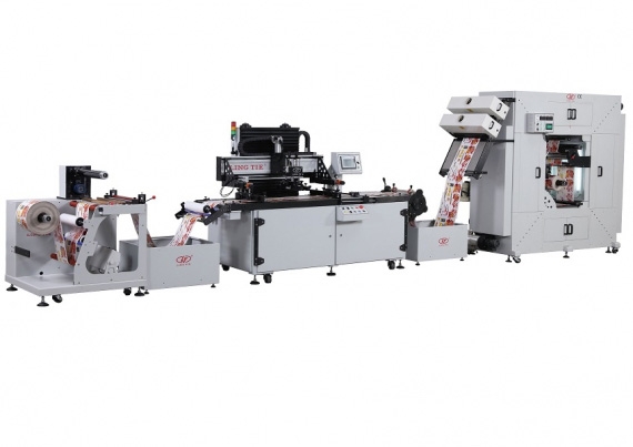 롤 자동 스크린 인쇄 기계